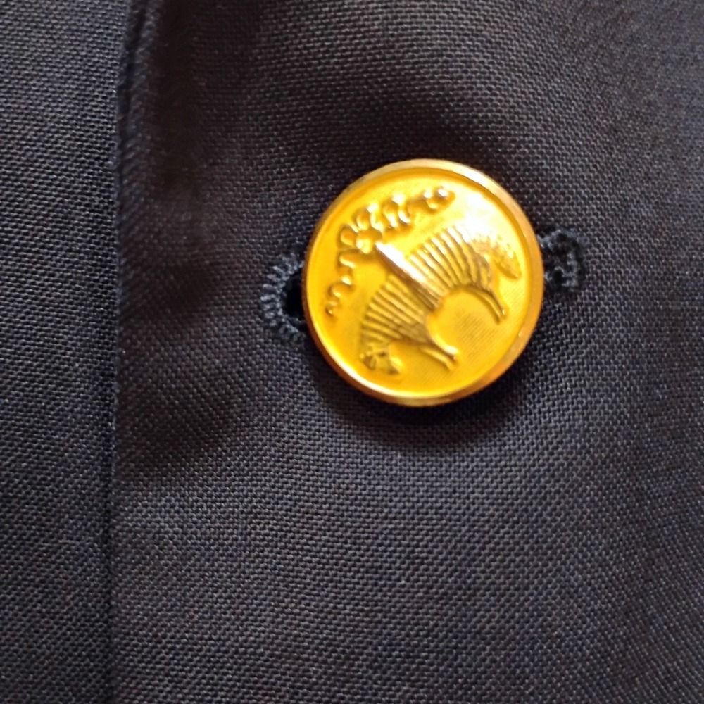 Brooks Brothers Madison Loro Piana Italy Wool 39R Gold Crested Buttons Blazer - Picture 5 of 16